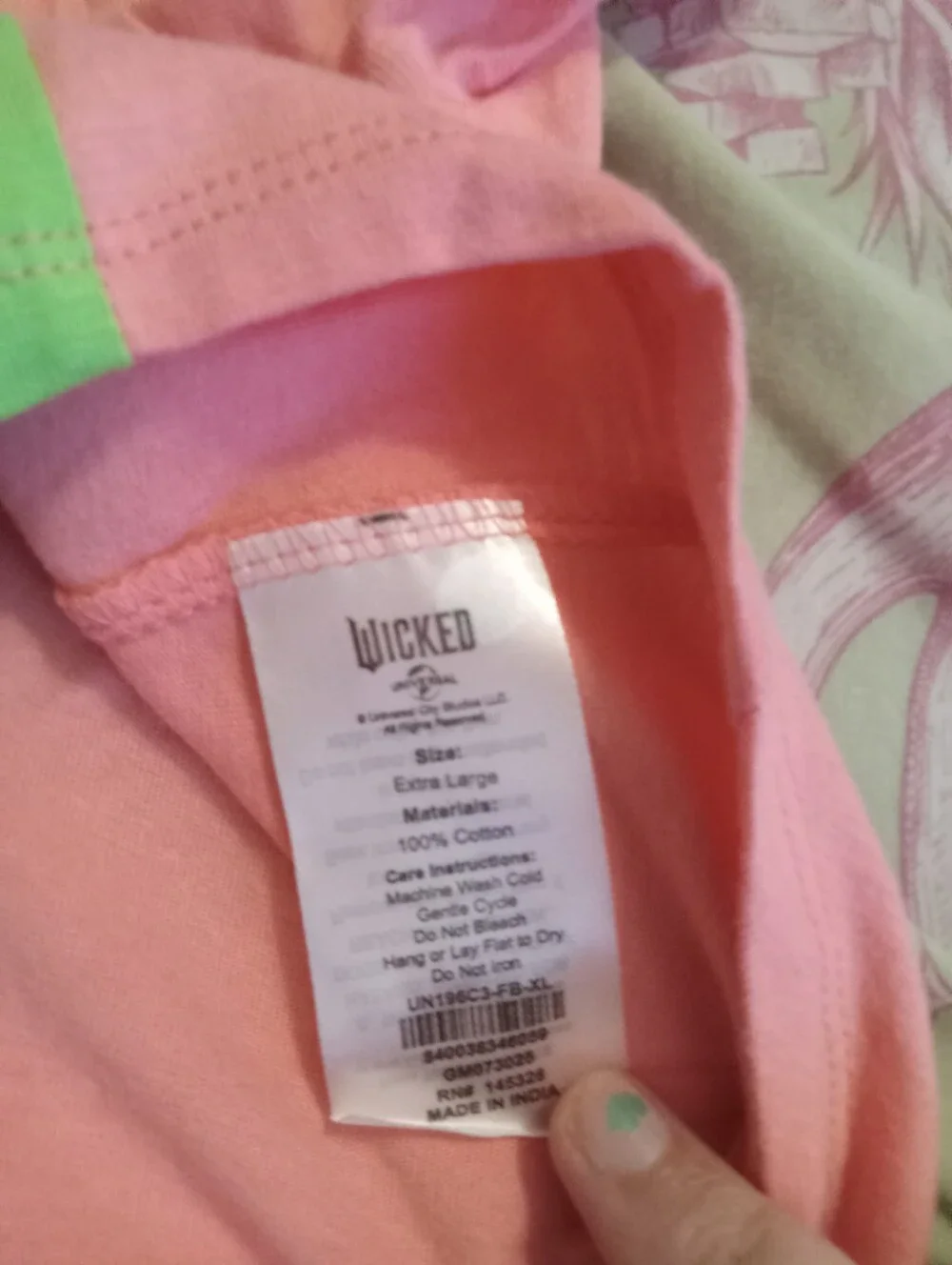 NWT Wicked Elphaba Glinda Dog Size XL Tshirt